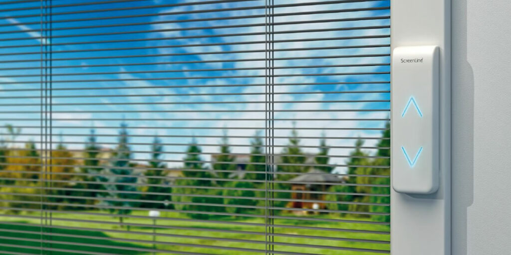 Screenline Sonnenschutz Fenster Mit Integrierter Jalousie